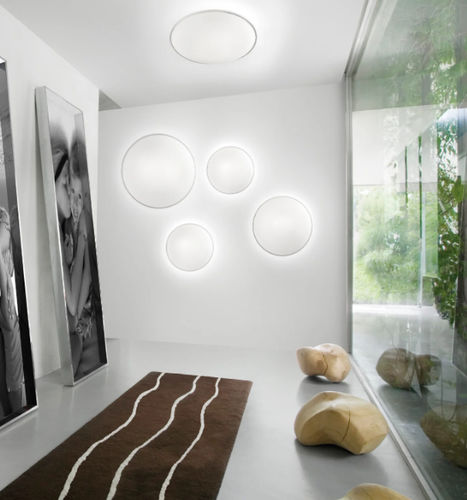 Moderne Wandleuchte - AURORA    - Vistosi - für den Innenraum / Glas / Satin