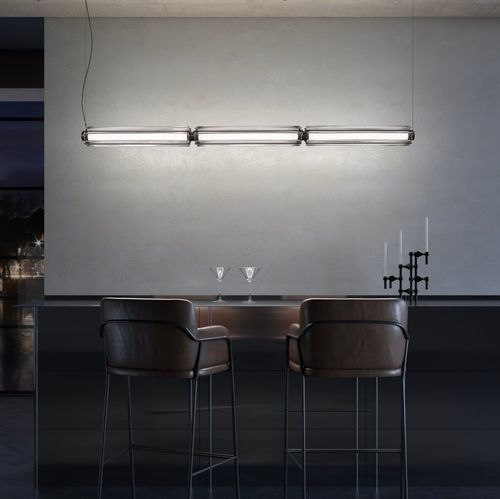 Hängelampe - JEFF - Vistosi - Kristall / modern / mit Kabel