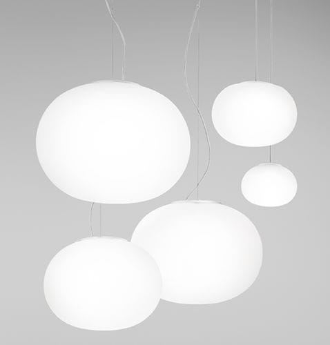 Hängelampe - LUCCIOLA - Vistosi - geblasenes Glas / Satin / modern