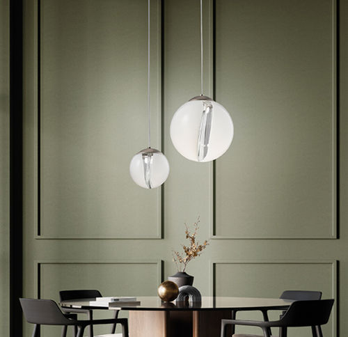 Hängelampe - POC - Vistosi - Glas / modern / mit Kabel