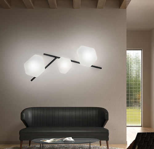 Moderne Wandleuchte - MODULOR - Vistosi - für den Innenraum / geblasenes Glas / geometrisch
