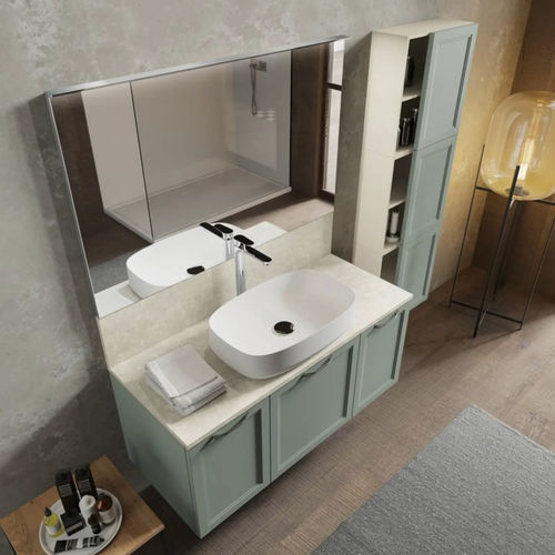 Moderner Badezimmer-Schrank - SETA 06 - ARCHEDA - für Privatgebrauch / Aluminium / Keramik
