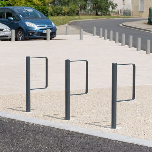 Bodenstehender Fahrradständer - Z&Eacute;NITH - AREA - vertikal / für öffentliche Bereiche / Edelstahl