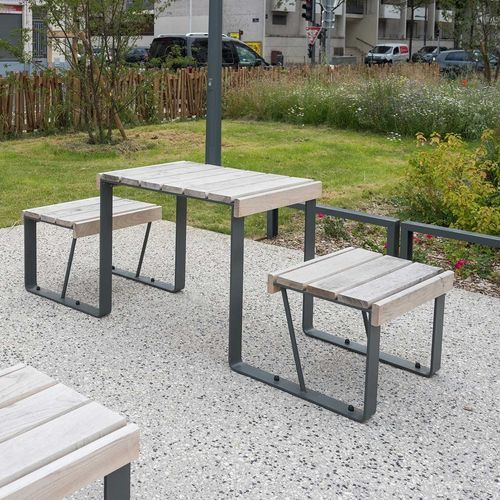 Spieltisch für Kinder / für Außenbereich - ATLANTIQUE - AREA - modern / für öffentliche Bereiche / Holz