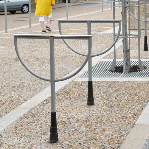 Bodenstehender Fahrradständer - METROPOLIS - AREA - gesichert / für öffentliche Bereiche / Stahl