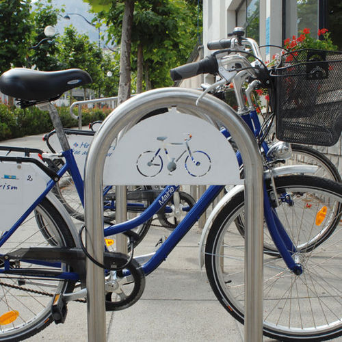 Bodenstehender Fahrradständer - ARCADIE - AREA - für öffentliche Bereiche / Stahl / für professionellen Einsatz