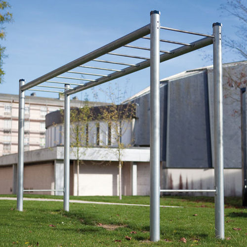 Horizontale Leiter für Fitnessparcours - OXYGENE - AREA - für öffentliche Bereiche / Stahl