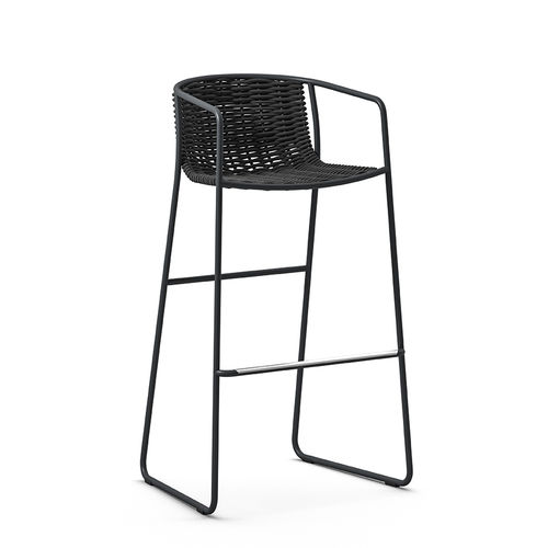 Moderner Barstuhl - Randa ST - arrmet - für Außenbereich / für den Innenraum / aus lackiertem Metall