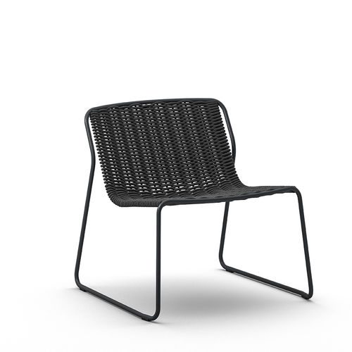Moderner Sessel - Randa LO - arrmet - Kordel / aus lackiertem Metall / stapelbar