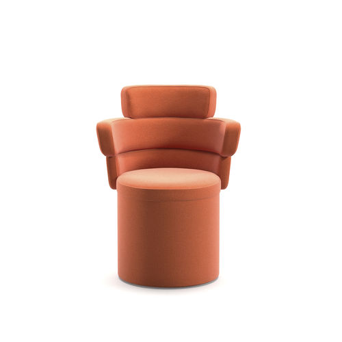 Moderner Stuhl - DAM XL TUB - arrmet - für den Innenraum / Stoff / Leder