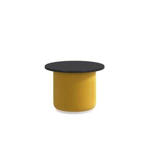 Moderner Couchtisch - Cèpe XS - arrmet - Sperrholz / Gestell aus Leder / Gestell aus Stoff