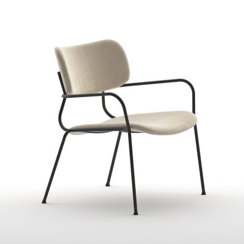 Moderner Besuchersessel - Kiyumi LO - arrmet - Stoff / Leder / Kunstleder
