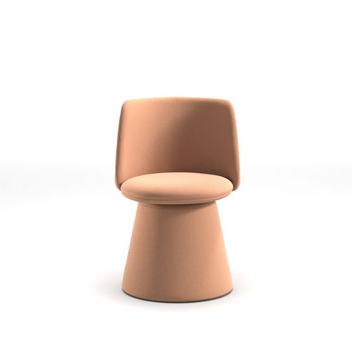 Esszimmerstuhl / originelles Design - Pure Belle TUB  - arrmet - für den Innenraum / Leder / Stoff