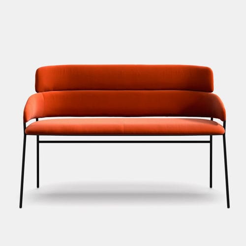 Moderne Bistrobank - Strike SO - arrmet - Leder / Stoff / Kunstleder