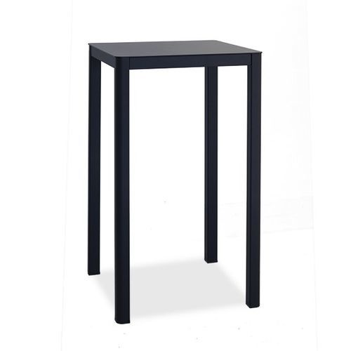 Moderner Stehtisch - LA table - arrmet - HPL / Gestell aus gestrichenem Metall / quadratisch