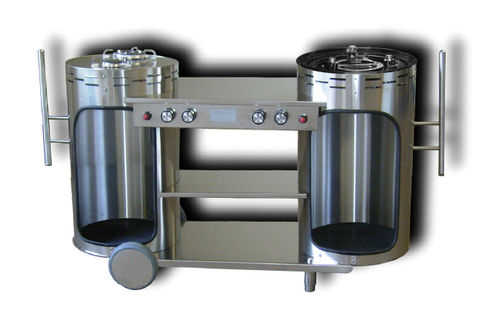 Outdoor-Küche - BONGOS : KBQ S40 - Emme Group - Industriestil / Edelstahl / ohne Griff
