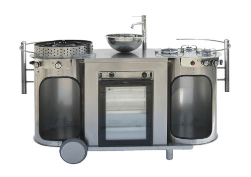 Edelstahl-Profiküche - BONGOS : TUS BG 001 PRO - Emme Group - Modul / mobil