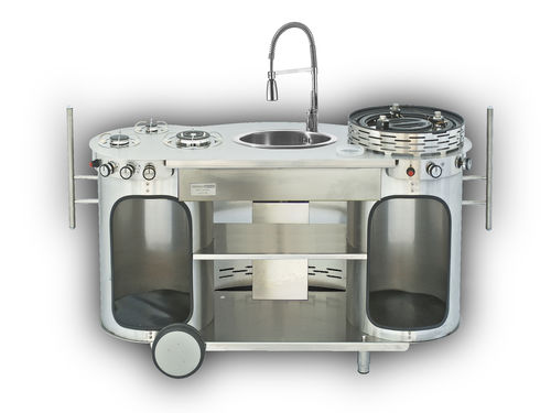 Edelstahl-Profiküche - BONGOS : TCS BG 003 PRO - Emme Group - kompakt / mobil
