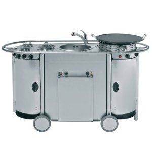 Edelstahl-Profiküche - BONGOS : TCS BG 001 LUX - Emme Group - kompakt / mobil