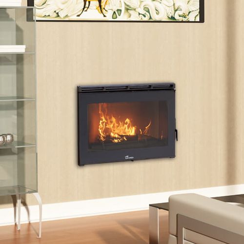 Holzkamin - SAKAN - Lacunza - Einbau / Einseitig / geschlossene Feuerstelle