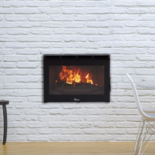 Holzkamin - INDIA - Lacunza - Einbau / Einseitig / geschlossene Feuerstelle