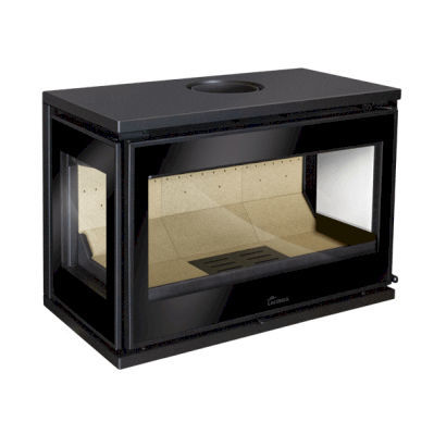 Holz-Kaminofen - PARIS 700 CLID - Lacunza - 5 kW...10 kW / 10 kW...20 kW / wandmontiert