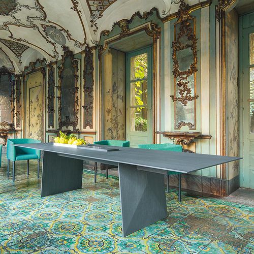 Moderner Tisch - KANJI - PAOLA LENTI - Holz / rechteckig