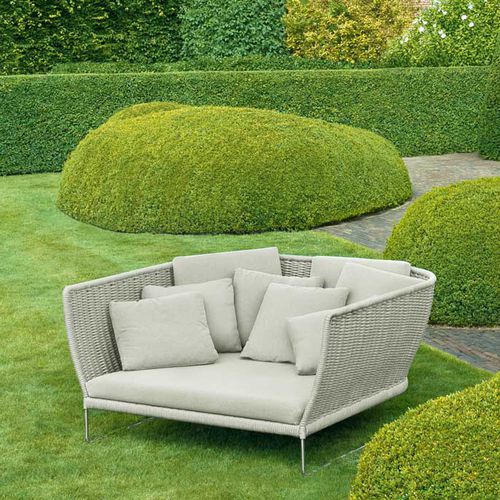 Modernes Sofa - AMI - PAOLA LENTI - für Garten / Stoff / Kordel