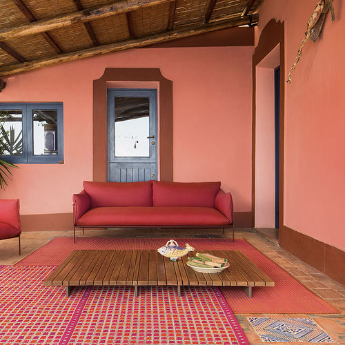 Modernes Sofa - KABÀ - PAOLA LENTI - Stoff / Kordel / Stahl