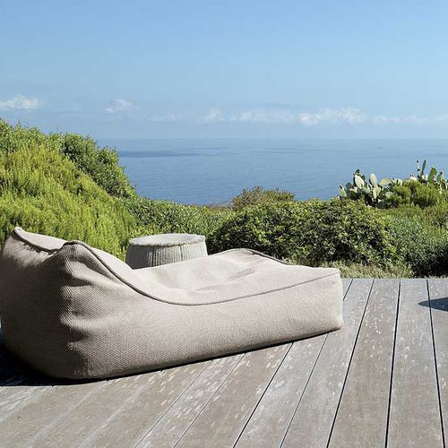 Moderne Sonnenliege - FLOAT - PAOLA LENTI - Stoff / von Francesco Rota