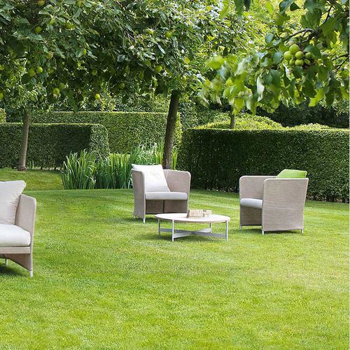 Moderner Sessel - TEATIME - PAOLA LENTI - Kordel / Stoff / Stahl
