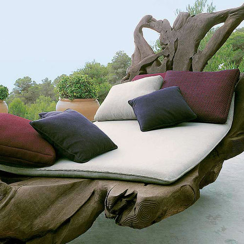 Außenkissen - PAOLA LENTI - quadratisch / einfarbig / Stoff