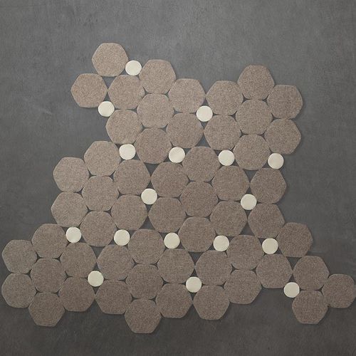 Moderner Teppich - PRISMA  - PAOLA LENTI - einfarbig / Wolle / Filz