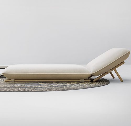 Moderne Liege - HIRO - PAOLA LENTI - Stoff / Polyester / Holz