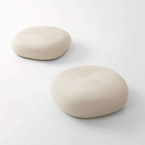 Modernes Sitzkissen - OTTO - PAOLA LENTI - Leinen / Hanf / rund