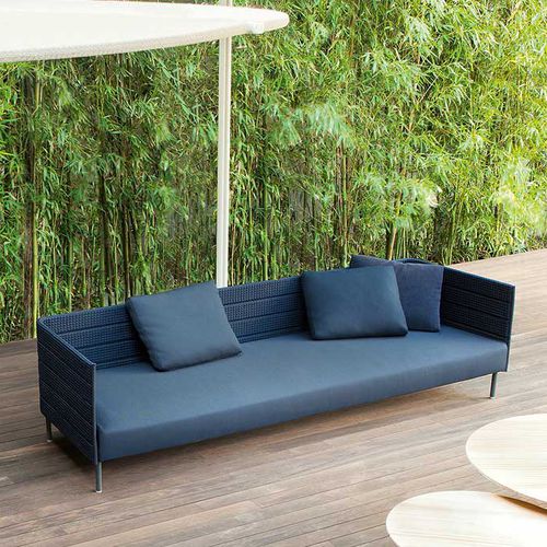Modulsofa - FRAME ON - PAOLA LENTI - modern / für Garten / Kordel