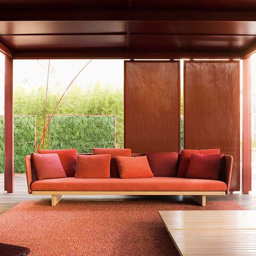 Modulsofa - SABI - PAOLA LENTI - Eck / modern / für Garten