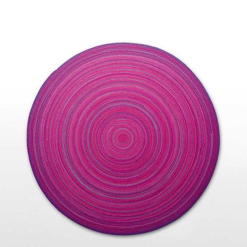 Moderner Teppich - ZOE - PAOLA LENTI - einfarbig / Wolle / quadratisch