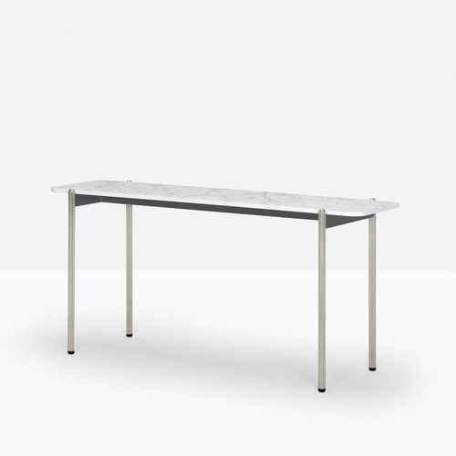 Moderner Konsolentisch - blume BLT_100x25 - PEDRALI - Marmor / Laminat / Verbundwerkstoff