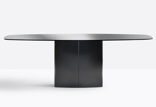 Moderner Tisch - AERO TAE_220x106 - PEDRALI - Glas / Laminat / Gestell aus Stahl