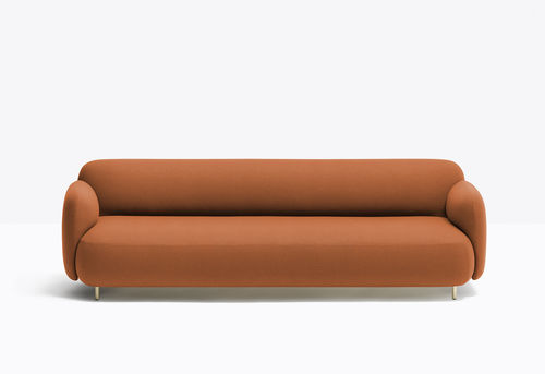 Modernes Sofa - BUDDY 219 - PEDRALI - Stoff / braun / von Busetti Garuti Redaelli