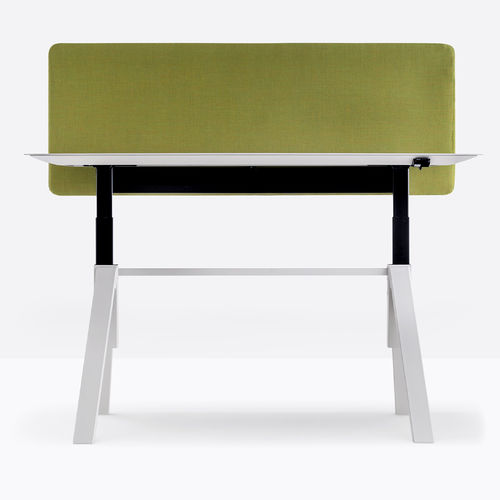 Schreibtisch für Open Space - arki-Table - ark adj desk - PEDRALI - bodenstehend / modern / Aluminium