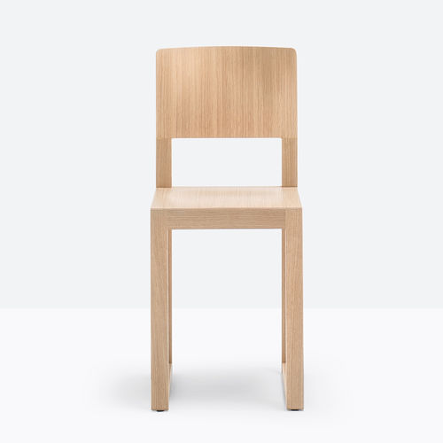 Moderner Stuhl - BRERA 380 - PEDRALI - für den Innenraum / Eiche / ergonomisch