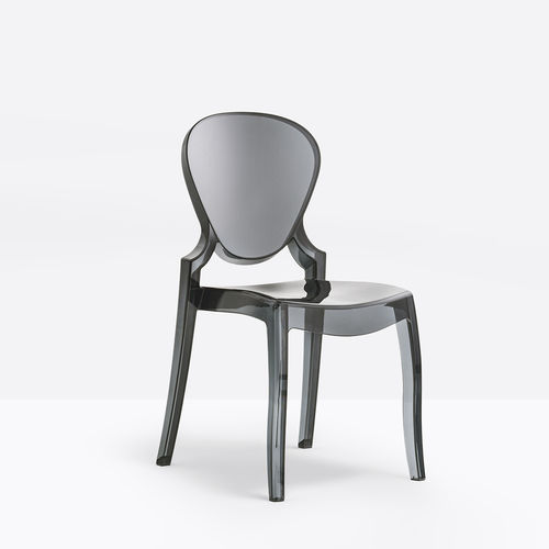 Moderner Stuhl - QUEEN 650 - PEDRALI - für den Innenraum / Polycarbonat / stapelbar