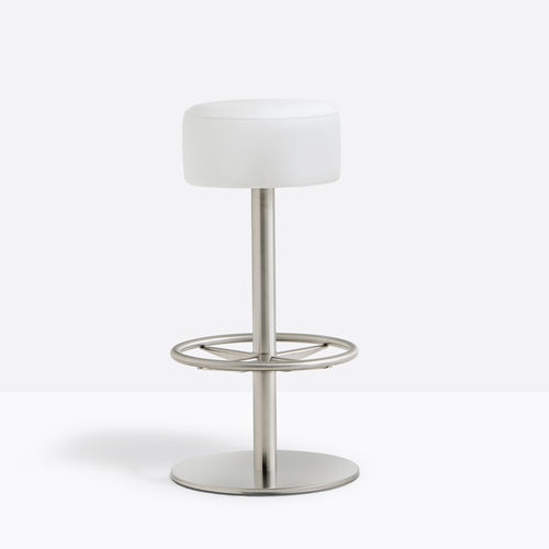Moderner Barhocker - LOTUS 4415-F - PEDRALI - Leder / Kunstleder / Stoff