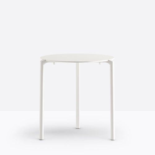 Moderner Tisch - JUMP TJ3 - PEDRALI - Laminat / Gestell aus Aluminium / rund