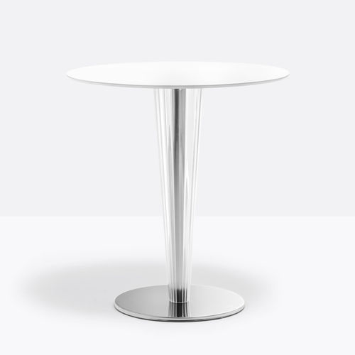 Moderner Bistrotisch - KRYSTAL 4401/KR - PEDRALI - Gusseisen / Methacrylat / Gestell aus Gusseisen