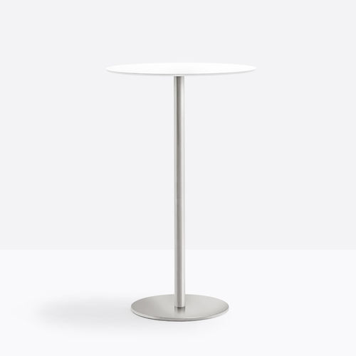 Moderner Stehtisch - INOX 4404 - PEDRALI - Holz / Metall / Gestell aus rostfreiem Edelstahl