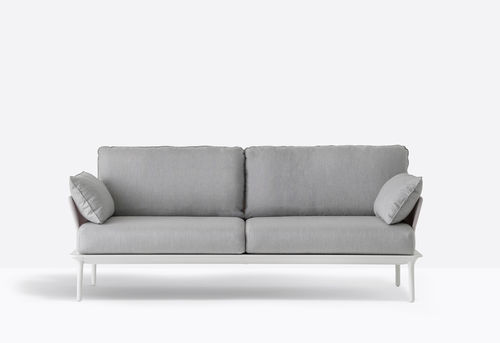 Modernes Sofa - REVA_D - PEDRALI - für Außenbereich / Stoff / mit abnehmbarem Kissen