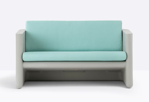 Modernes Sofa - SUNSET 626 - PEDRALI - für Außenbereich / wasserbeständiges Gewebe / mit Ablage